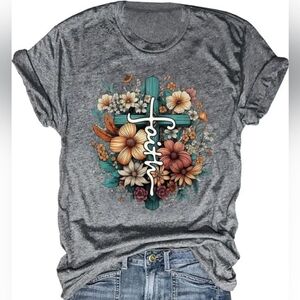 🆕 New Womens XL Faith Shirt